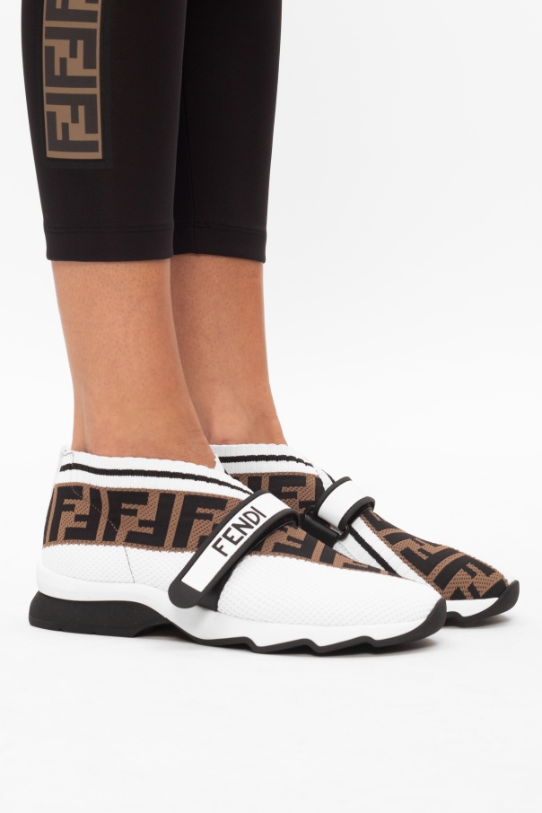 Fendi rockoko hot sale knit sneakers